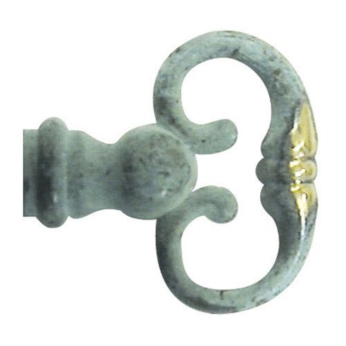 Solid Brass 1 3/32" Mock Key in Pompeii Green