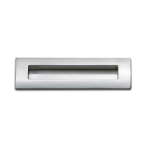 5" Centers Recessed Pull in Brushed Nickel