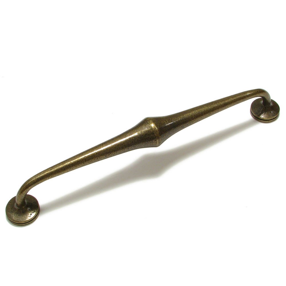 Cast Iron 8 13/16" Centers Contoured Oversized Pull in English Bronze