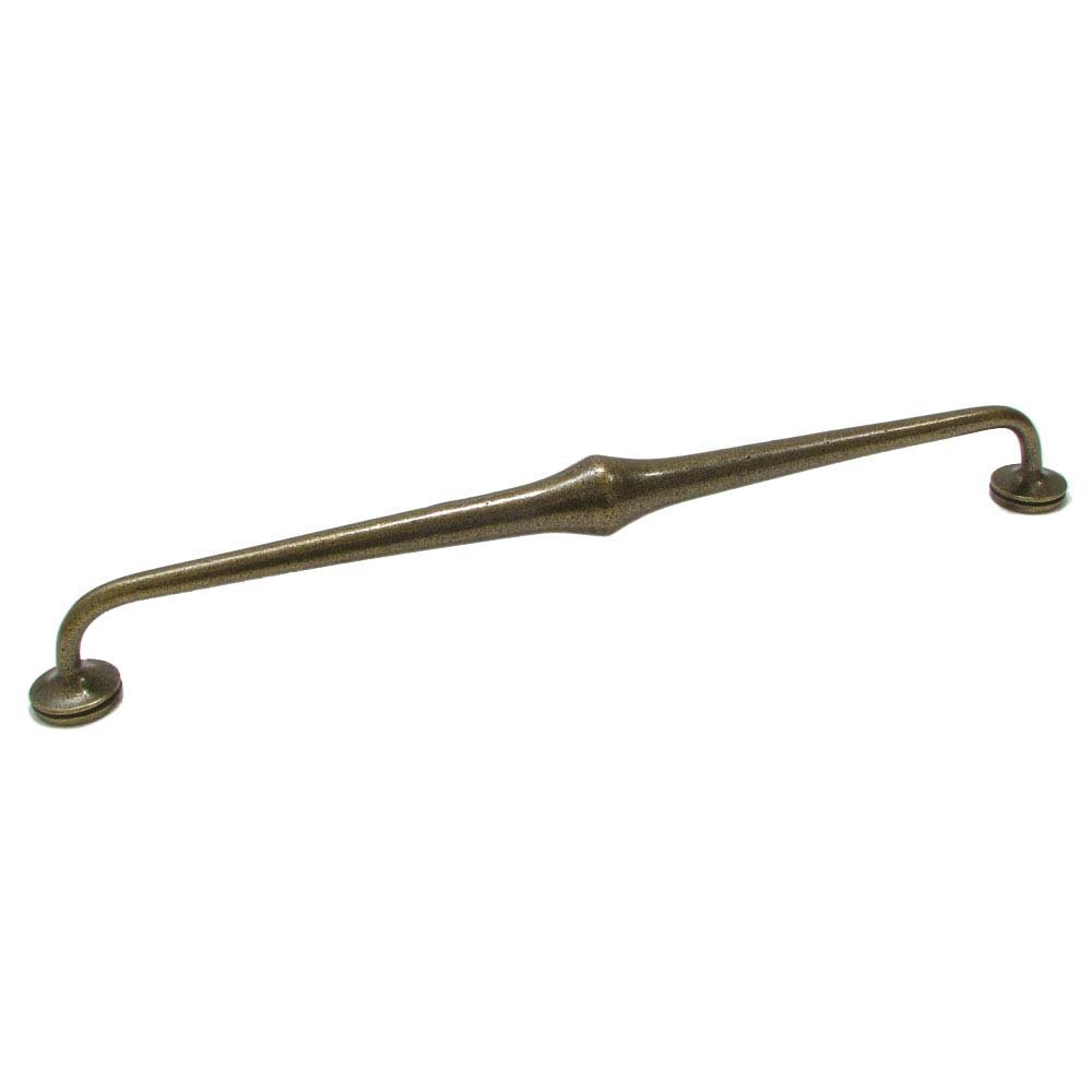Cast Iron 12 5/8" Centers Contoured Oversized Pull in English Bronze