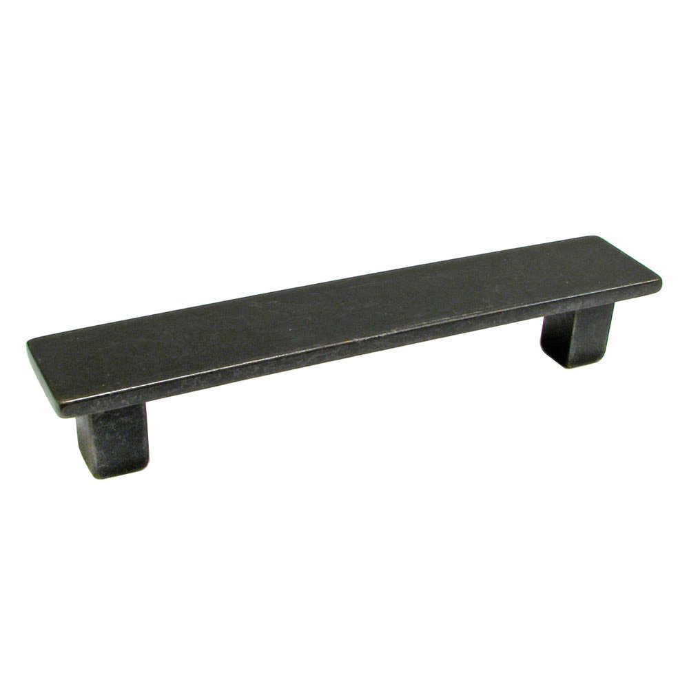 3 3/4" Centers Smooth Face Handle in Matte Black Iron