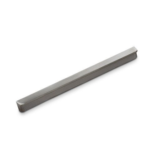 6 1/4" Centers Right-Angle Handle with Rounded Corners in Brushed Nickel