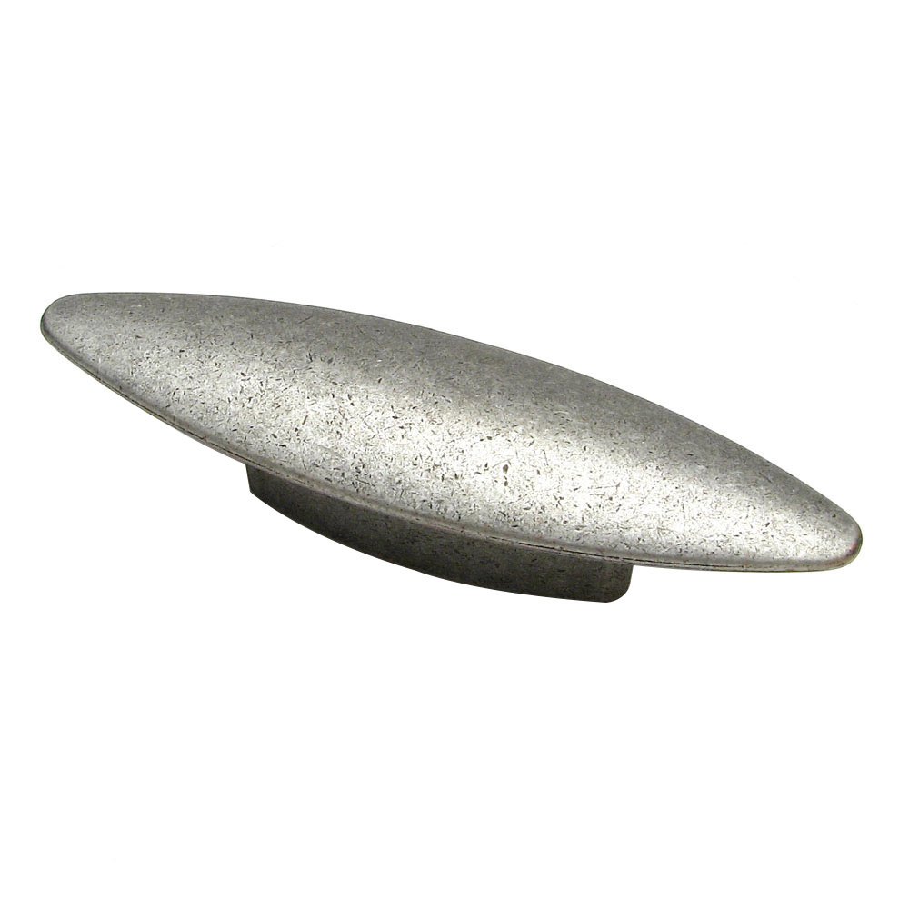 1 1/4" Centers Ellipse Handle in Pewter