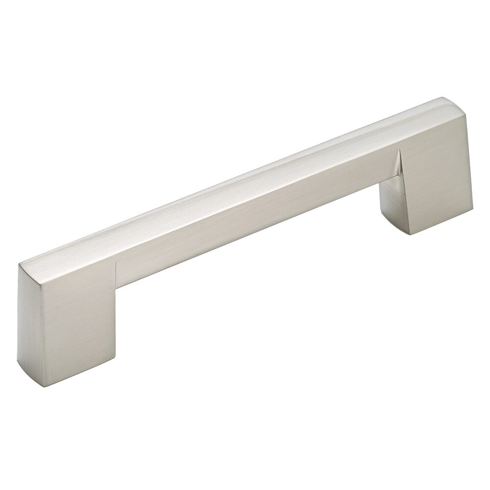 5" Centers Rectangular Pull in Brushed Nickel