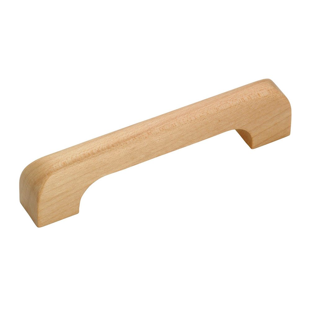 3 3/4" Centers Squared End Wood Handle in Maple Natural