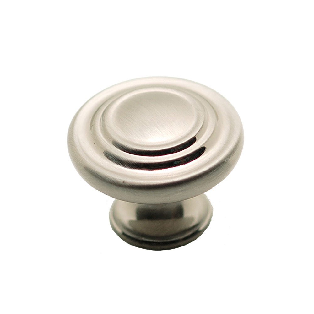 1 3/8" Diameter Button Knob in Brushed Nickel