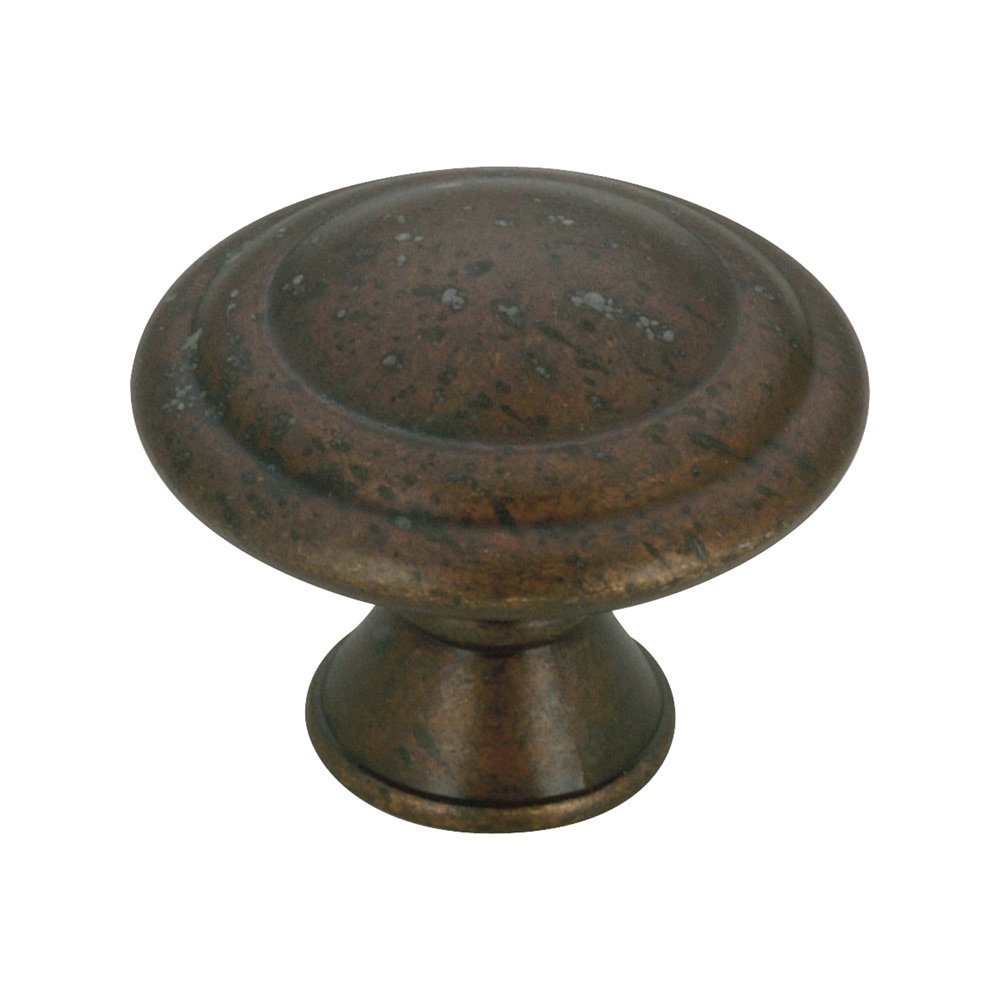 1 1/8" Diameter Circles Knob in Spotted Bronze