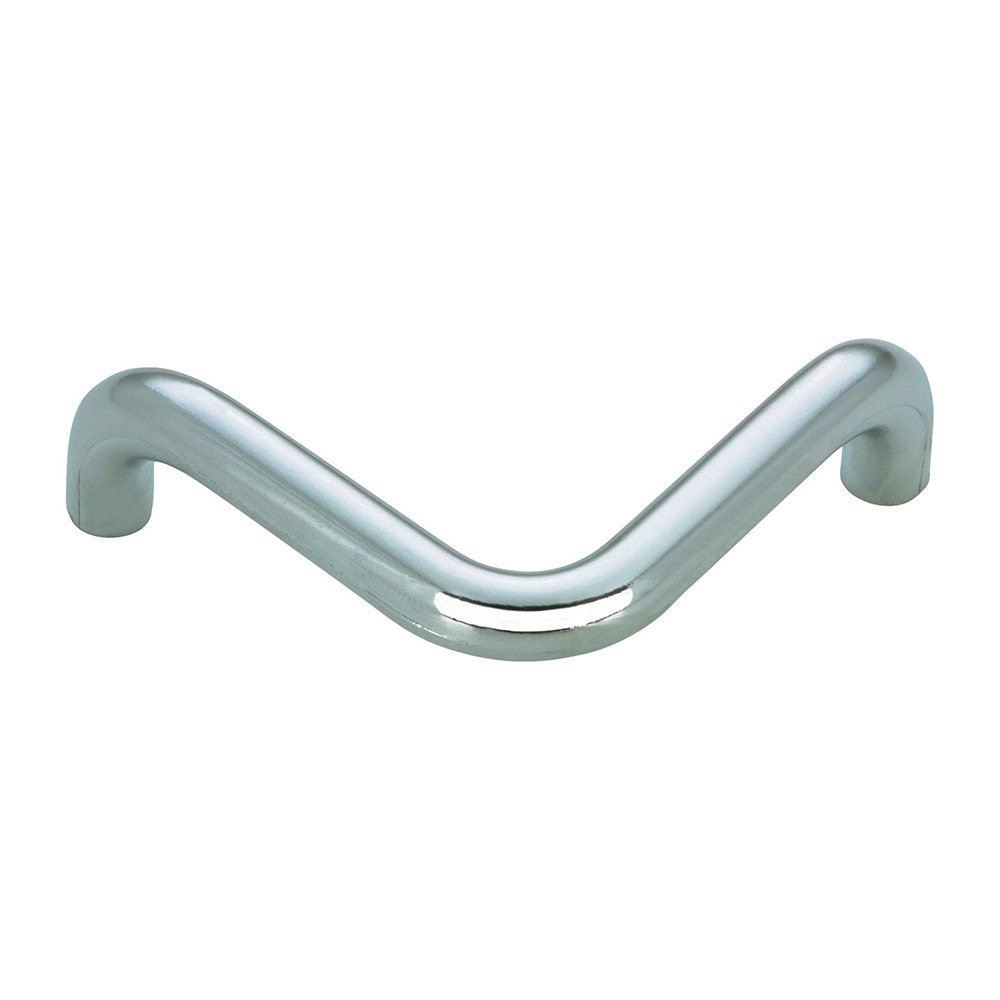 2 1/2" Centers Depressed Wire Pull in Chrome
