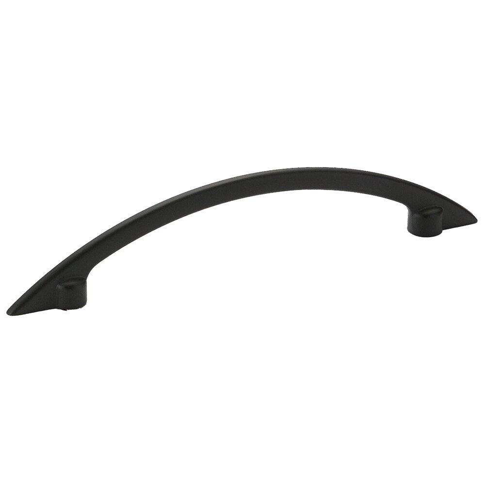 3 3/4" Centers Narrow Bow Pull in Matte Black