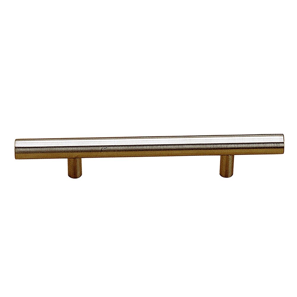 Stainless Steel 7 1/8" Centers European Bar Pull in Stainless Steel