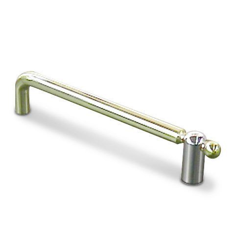 3 3/4" Centers Ball and Rod Pull in Brass and Chrome