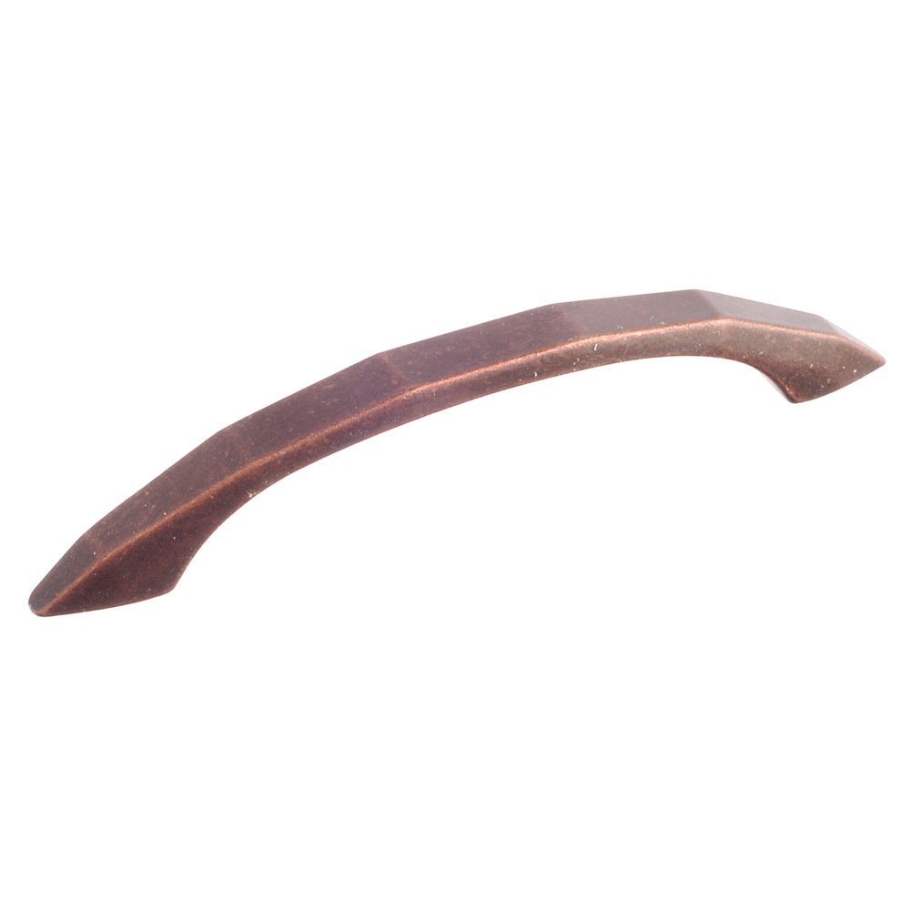 3 3/4" Centers Beveled Bow Pull in Antique Copper