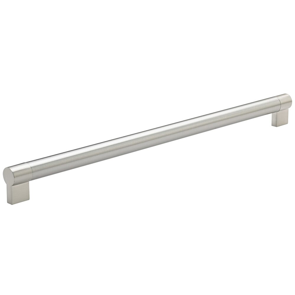 17 5/8" Centers Stainless Steel Pull In Brushed Nickel