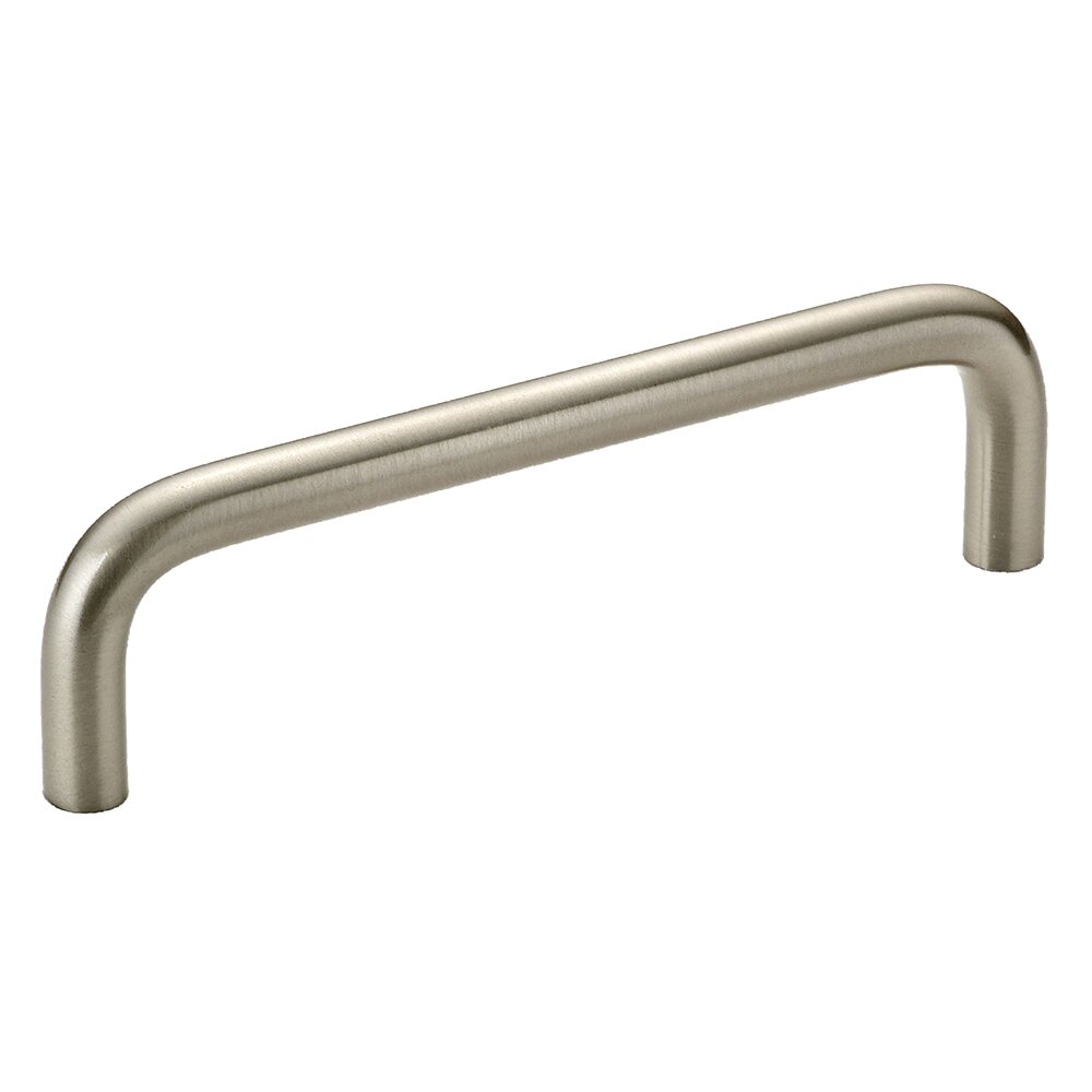Solid Brass 3 3/4" Centers Wire Pull in Brushed Nickel