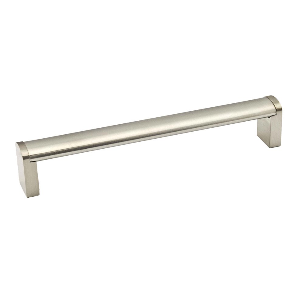 12 5/8" Centers Stainless Steel Pull In Brushed Nickel