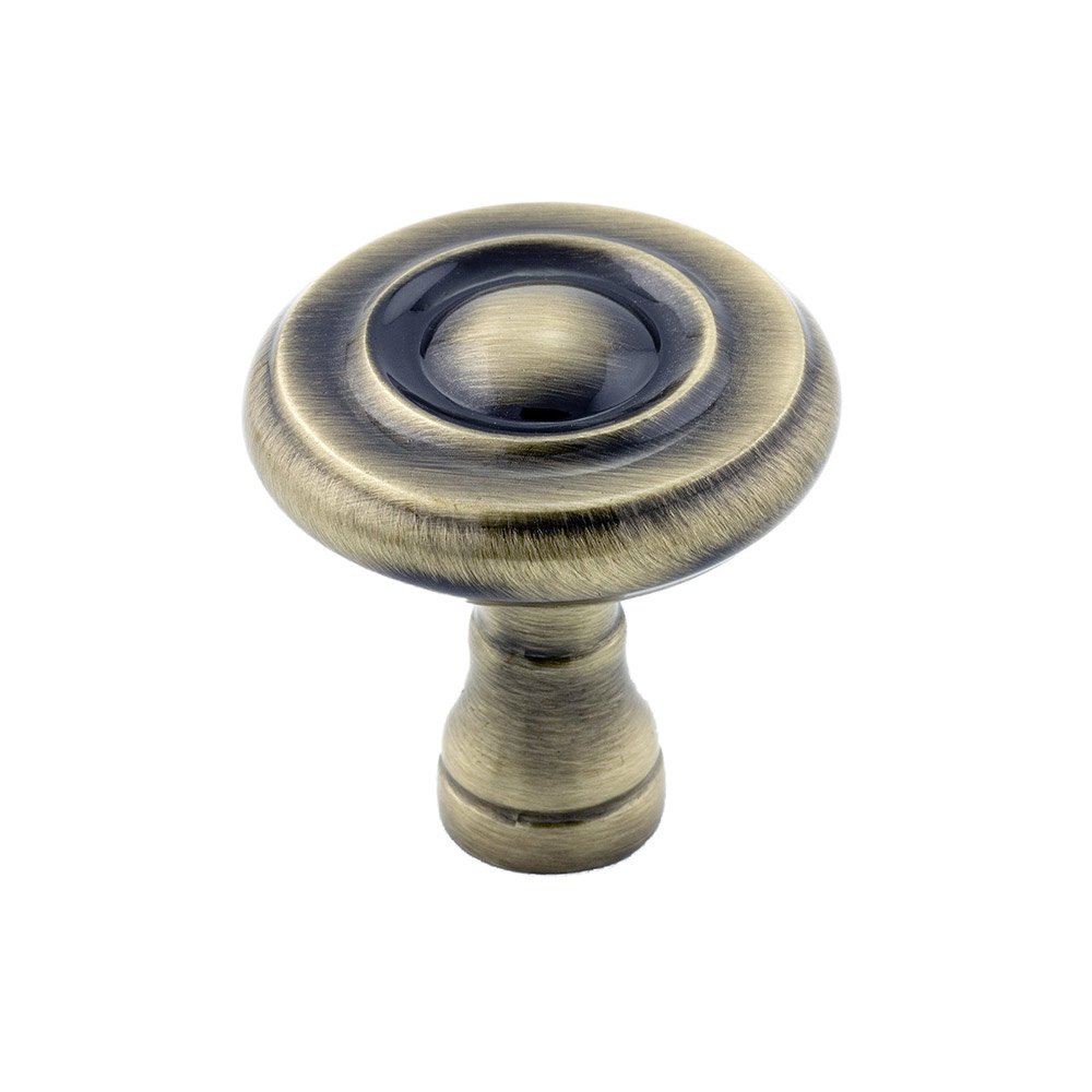 1 1/4" Round Knob In Antique English