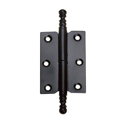 3 7/8" Long Right Handed Mortise Hinge with Ball Tip Finial in Black