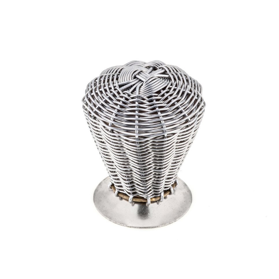 1 3/8" Round Eclectic Knob in Brushed Nickel
