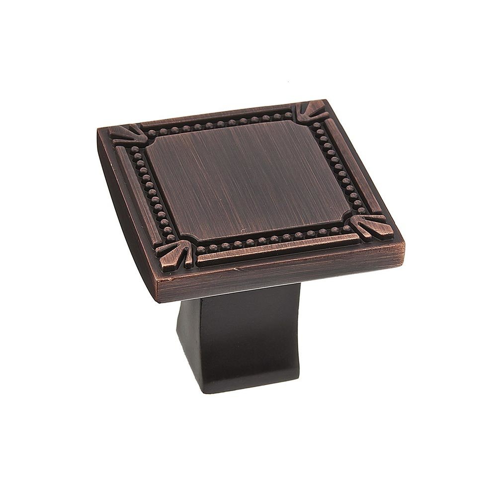 1 3/8" Long Traditional Knob in Brushed Oil Rubbed Bronze