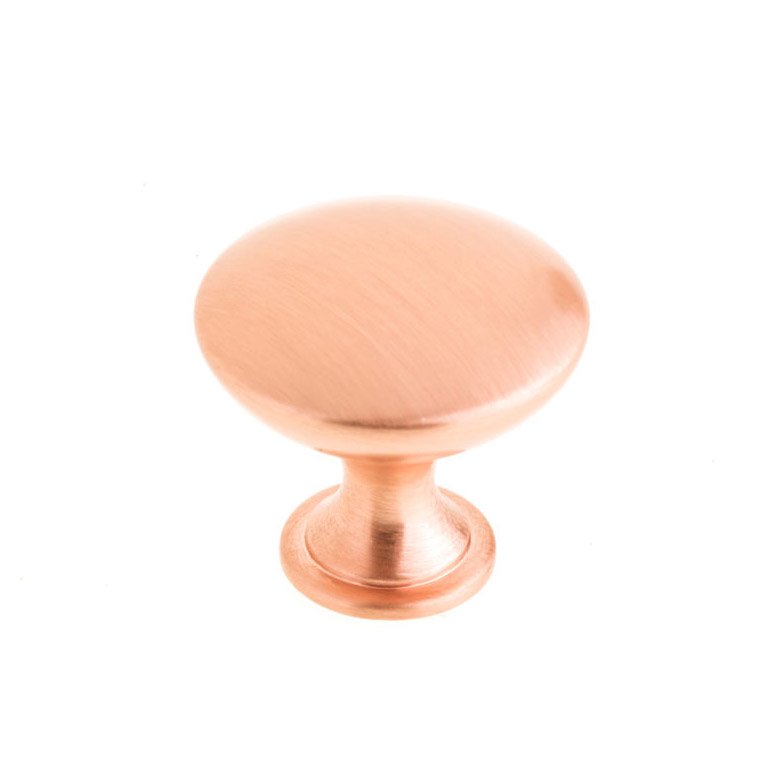 31/32" Round Contemporary Knob in Rose Gold