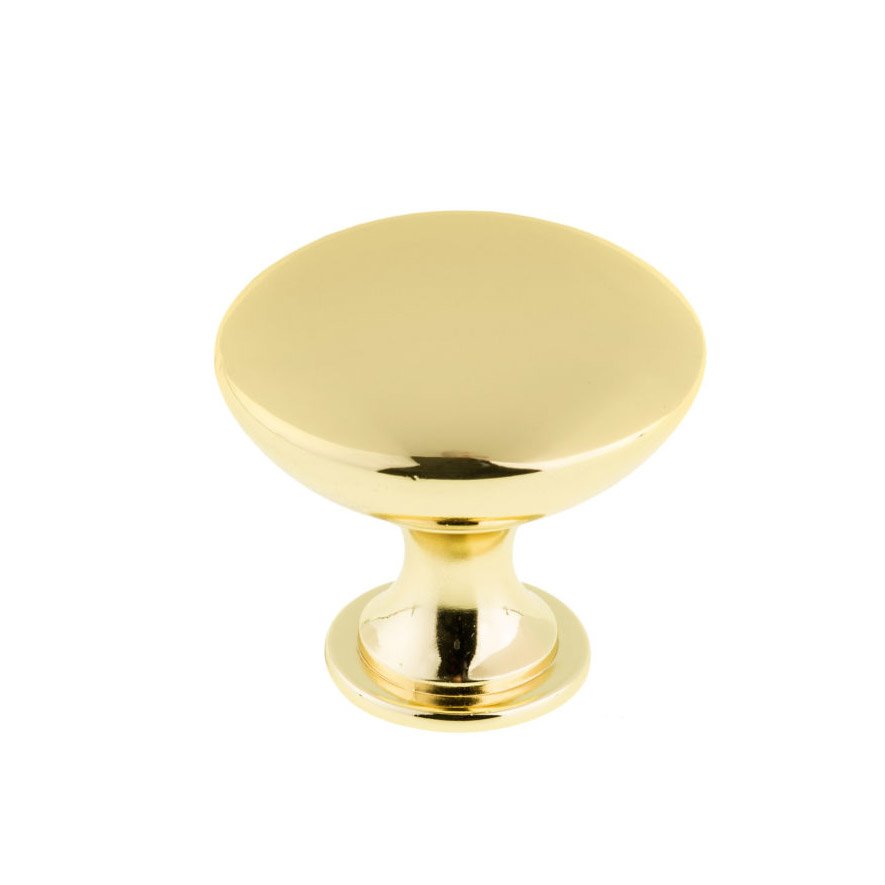 1 9/16" Round Contemporary Knob in Satin Gold