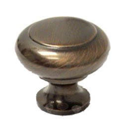 Hollow Two Step Knob in Antique Copper