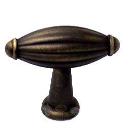 Small Indian Drum Knob in Antique English