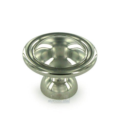 1 3/16" Smooth Dome Knob In Polished Nickel