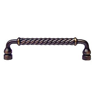 5" Centers Twisted Pull in Distressed Copper