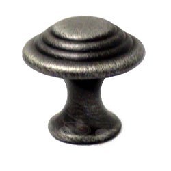 Four Step Beauty Knob in Distressed Nickel
