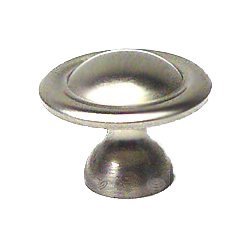 1 1/4" Smooth Dome Knob in Satin Nickel