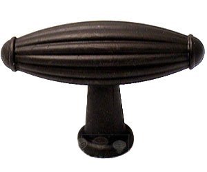Large Indian Drum Knob in Oil Rubbed Bronze