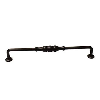 8" Center Beaded Middle Pull in Oil Rubbed Bronze