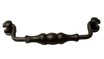 5" Center Beaded Middle Hanging Pull in Oil Rubbed Bronze