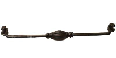 12" Center Indian Drum Hanging Pull in Oil Rubbed Bronze