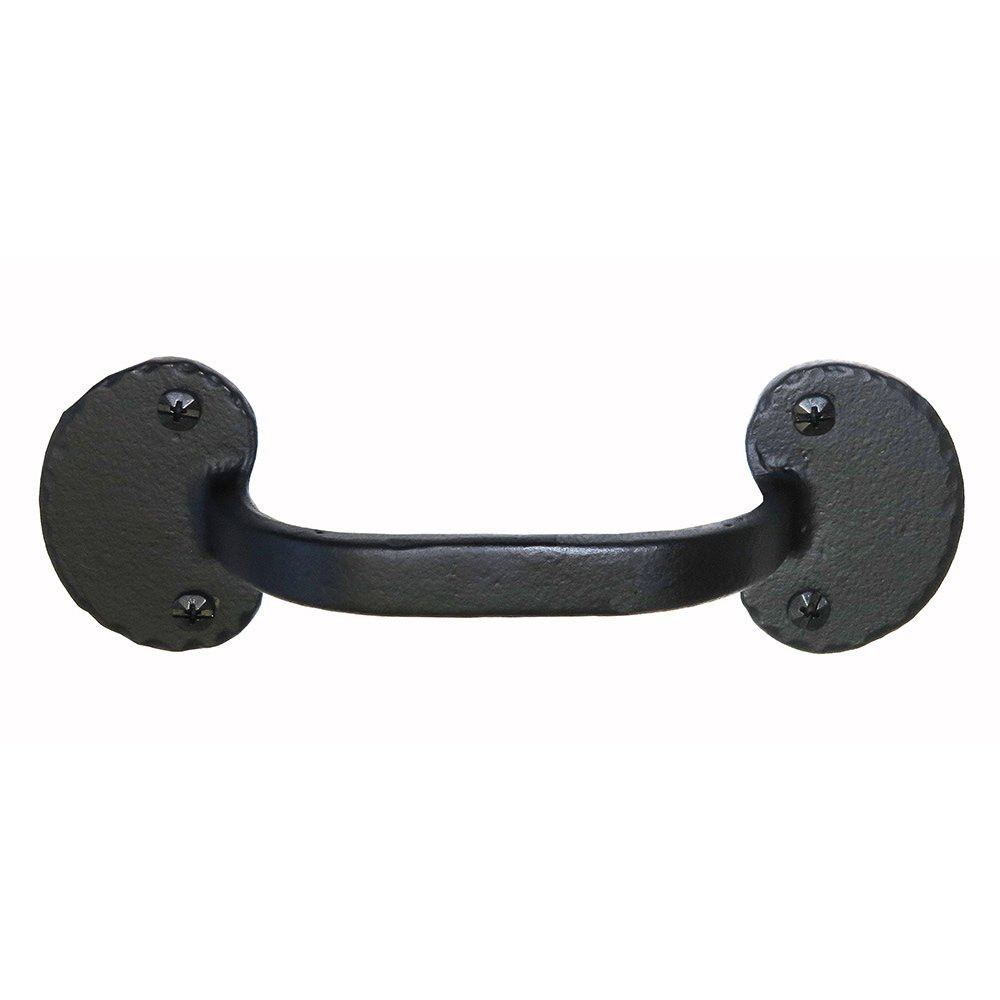 6 1/2" Bean Front Mount Pull in Black