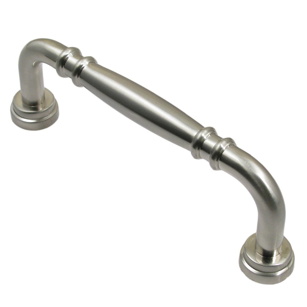 6" Centers Double Knuckle Appliance Pull in Satin Nickel