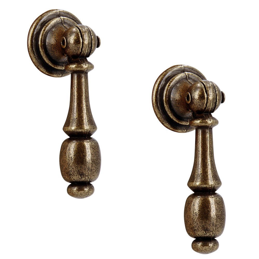 (Two Pack) 54 mm Long Pendant Pull in Antique Brass