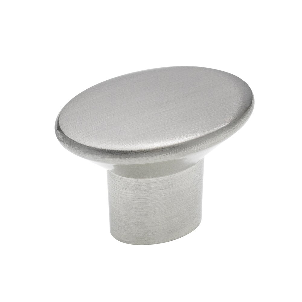 38 mm Long Knob in Stainless Steel Effect