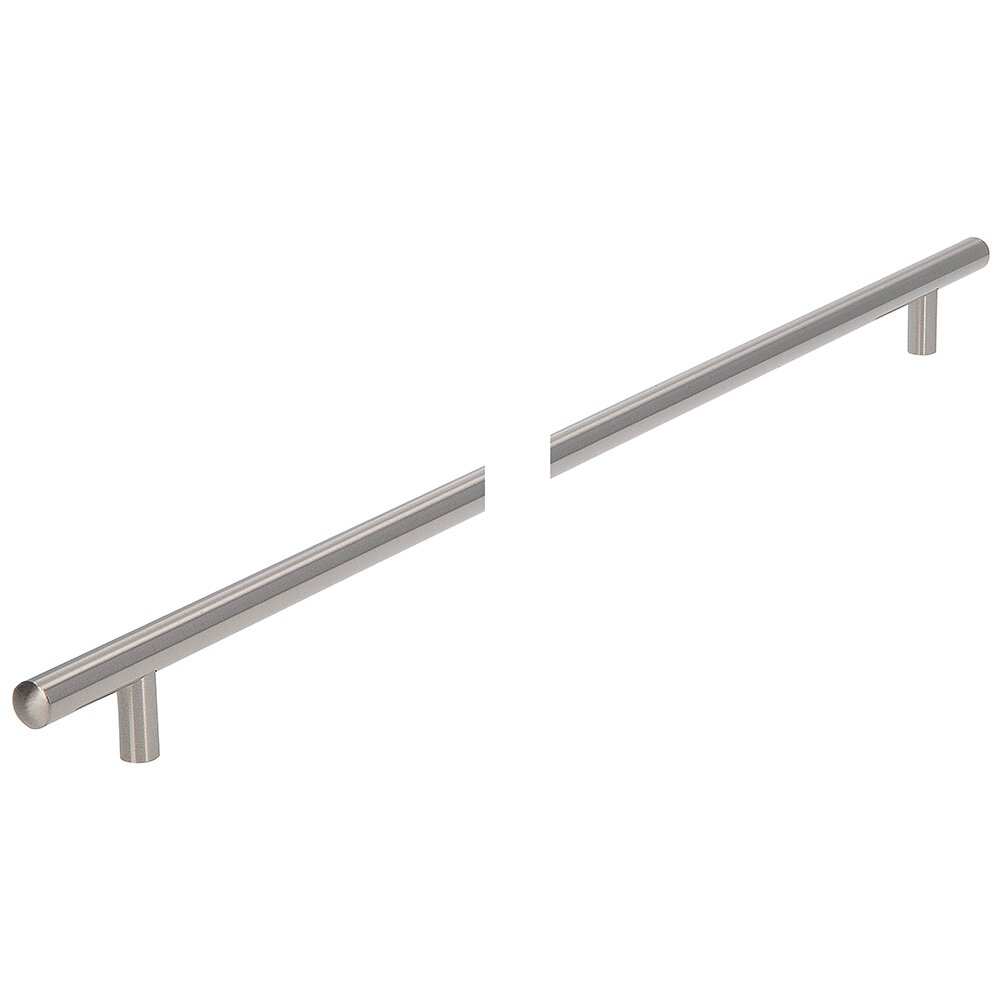 608 mm Centers European Bar Pull in Stainless Steel Effect