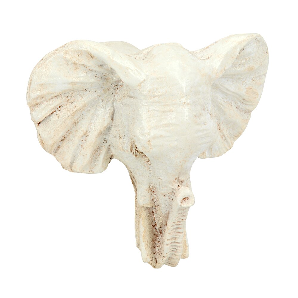 48 mm Long Elephant Knob in Ivory