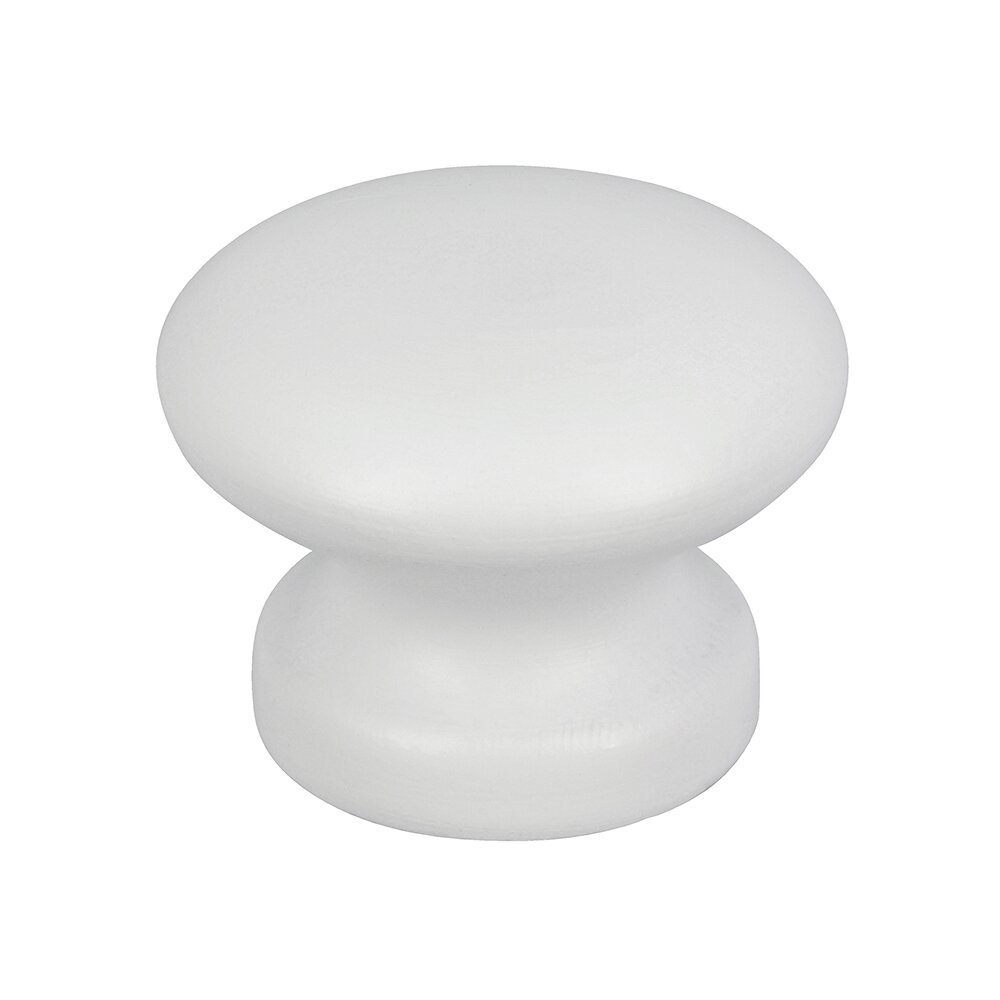 1 3/8" Knob in Beech White Lacquered