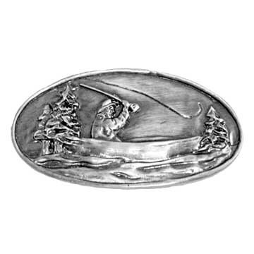 Fly Fishing Pull in Pewter