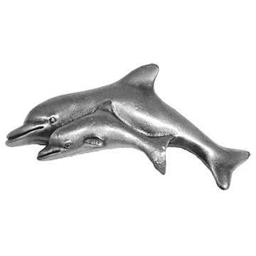 Dolphin Pull in Pewter