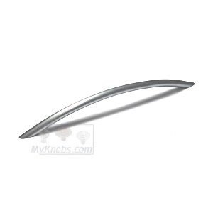 9" Curved Drawer Handle in Brushed Chrome