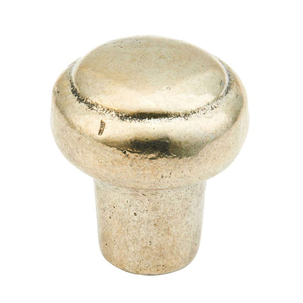 Polished White Bronze Round Knob