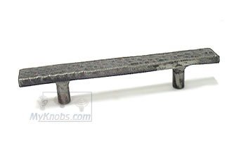 3 3/4" Centers Hammered Flat Pull in Iron