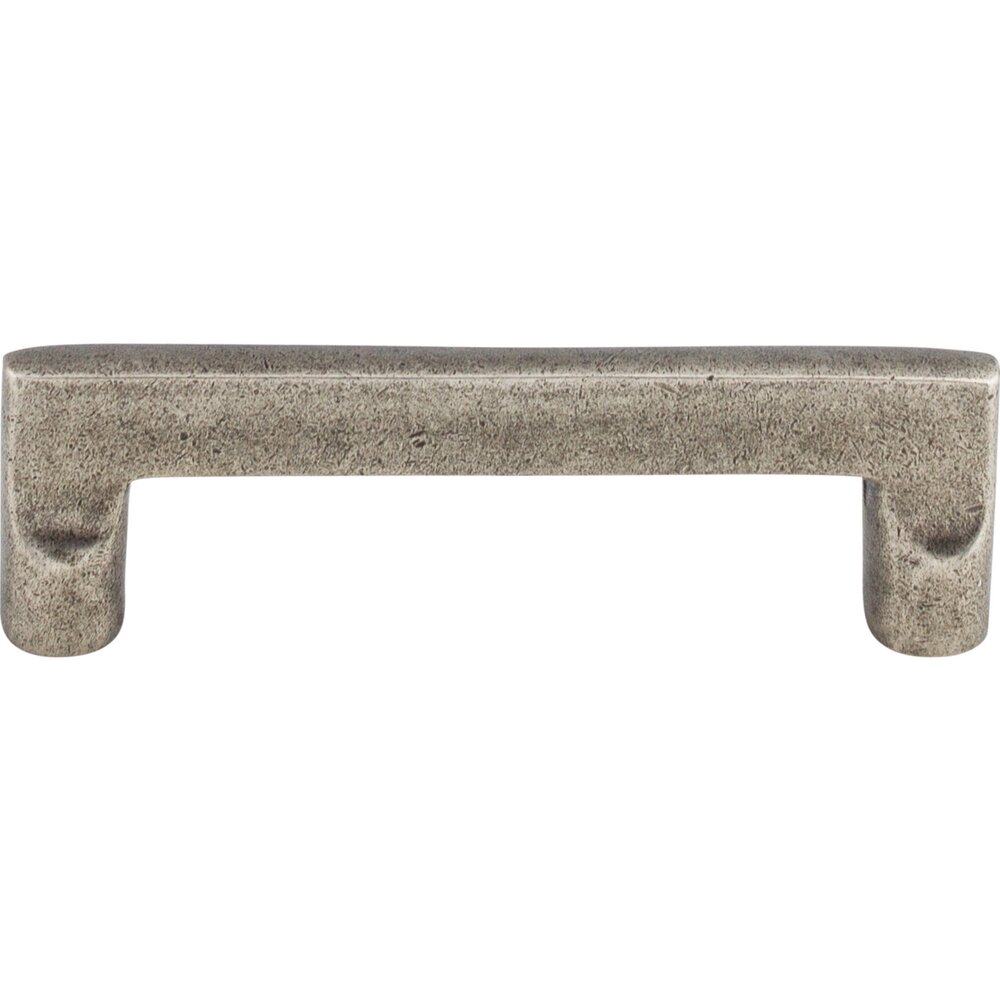 Aspen Flat Sided 4" Centers Bar Pull in Silicon Bronze Light