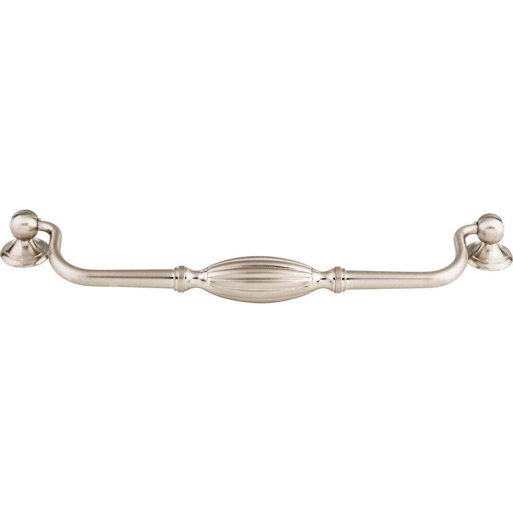 Tuscany 8 13/16" Centers Drop Pull in Brushed Satin Nickel