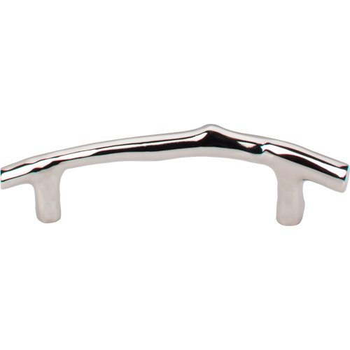 Aspen II Twig 3 1/2" Centers Arch Pull in Polished Nickel